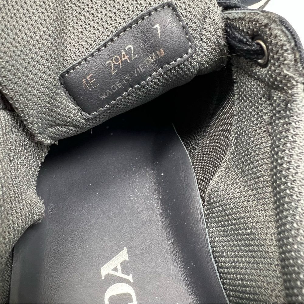 PRADA Nylon Matchrace Sneakers - 4E2942 - Navy Blue Gren - US 7 - Picture 9 of 9